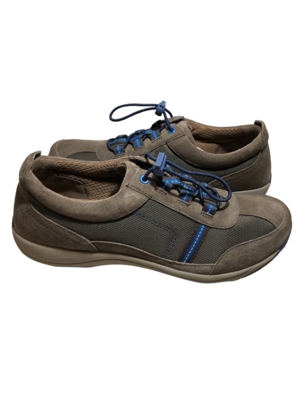 Dansko Helen Women's Brown Suede Bungee Sneakers Shoes 40 US 9.5-10